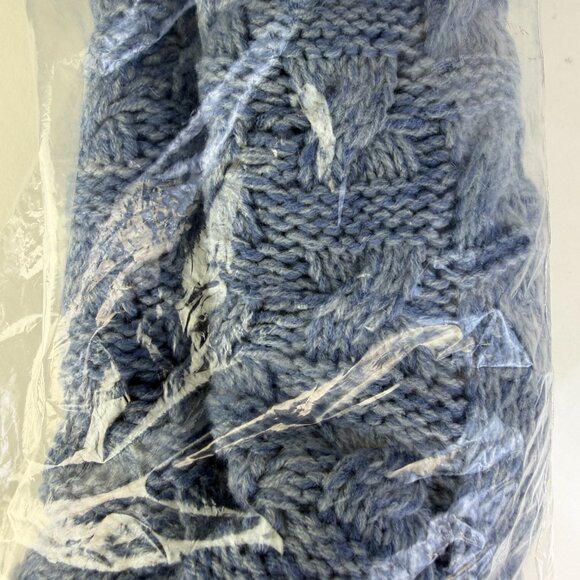 Muk Luks Women’s Marl Cable Knit Slipper Socks L/XL Non Slip Lounge sz 8-10 - Picture 6 of 7